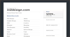 Desktop Screenshot of in2design.com