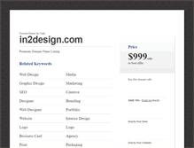 Tablet Screenshot of in2design.com